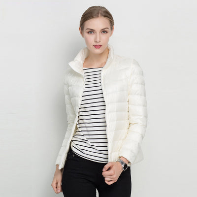 Dames Lichtgewicht Donsjas – Gewatteerde Puffer Tussenjas voor Herfst en Winter, Casual Outdoor