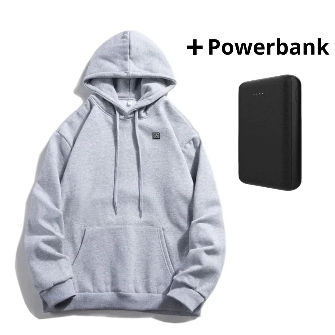 Heren Verwarmde Hoodie met USB Verwarmingselementen