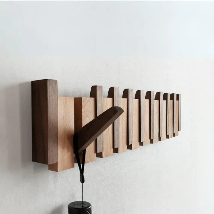 Houten Wandkapstok Piano-Design voor Hal, Woonkamer of Slaapkamer