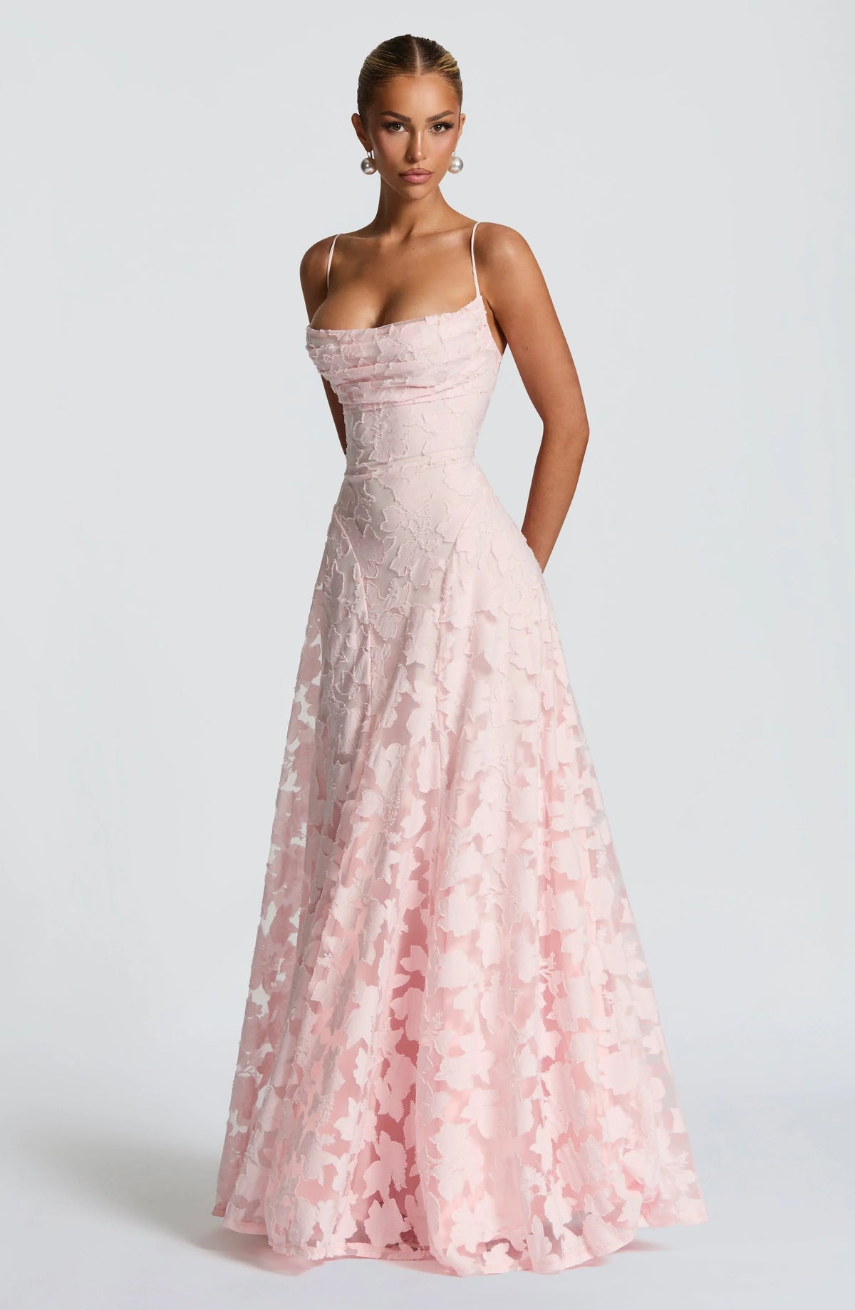Dames Maxi Jurk Bloemenprint met Spaghettibandjes