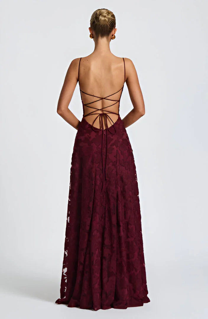 Dames Maxi Jurk Bloemenprint met Spaghettibandjes