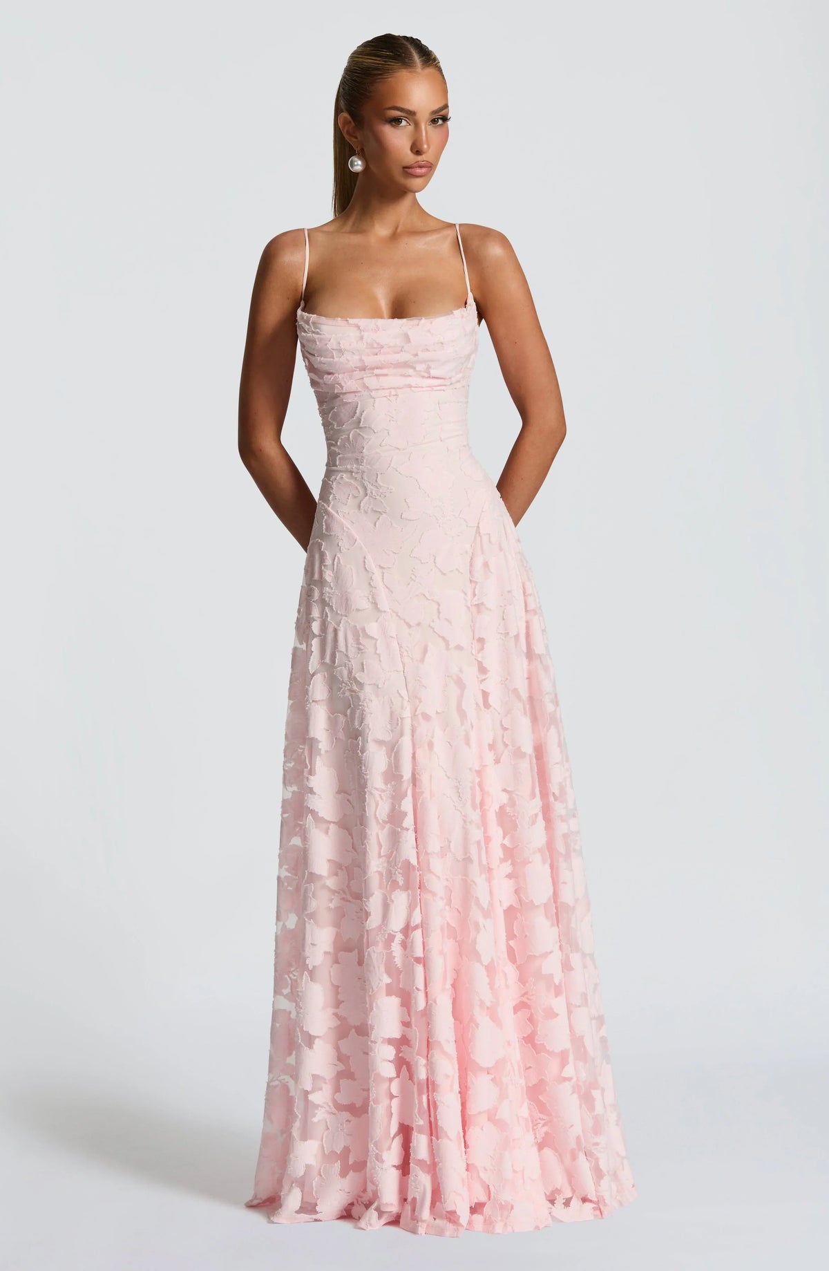 Dames Maxi Jurk Bloemenprint met Spaghettibandjes