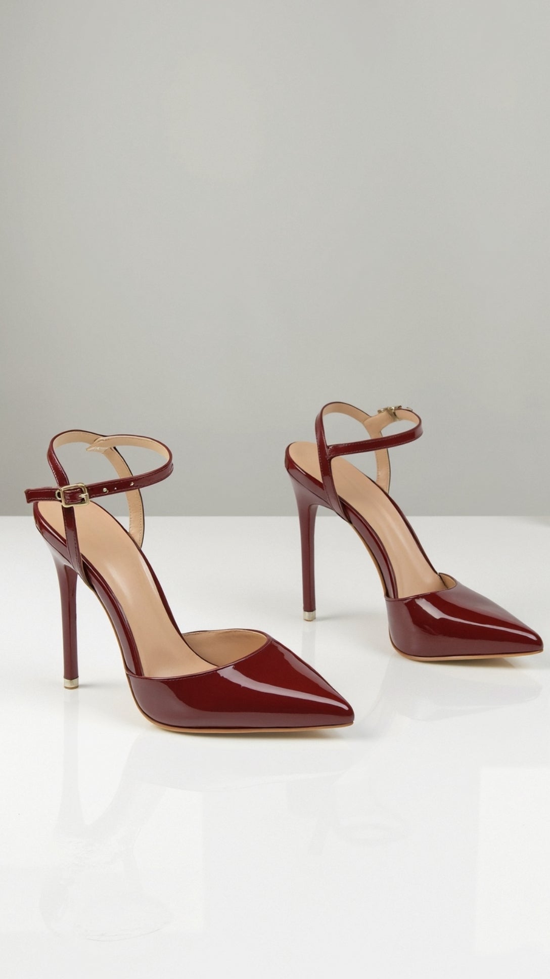 Dames Pumps – Met Enkelband, Puntige Neus, Geschikt voor Casual en Formele Gelegenheden