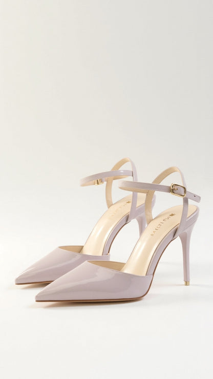 Dames Pumps – Met Enkelband, Puntige Neus, Geschikt voor Casual en Formele Gelegenheden