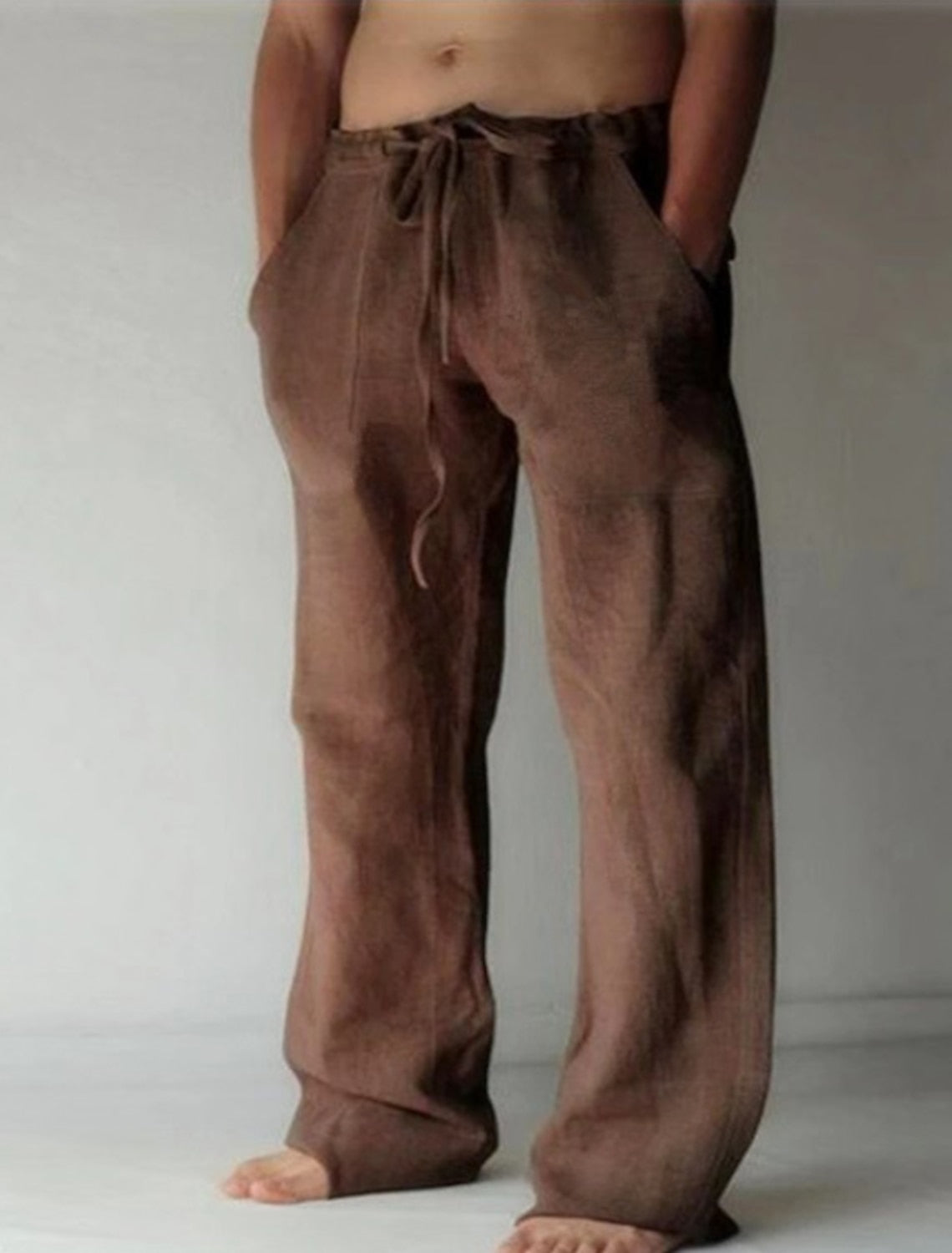 Heren Slim Fit Broek – Casual voor Dagelijks Gebruik, Met Elastische Taille
