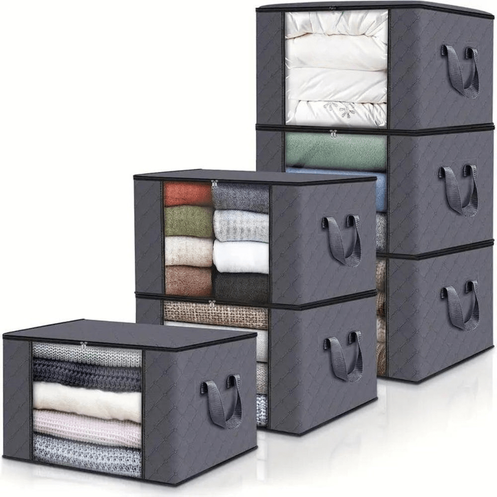 Tanoe | Foldable Non-Woven Storage Bag with Transparent Window and Handles for Wardrobe and Bedroom