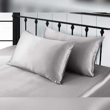 satin-finish pillowcases
