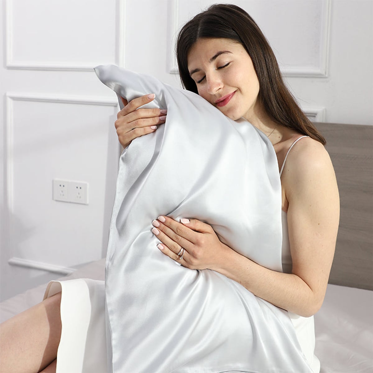 satin-finish pillowcases