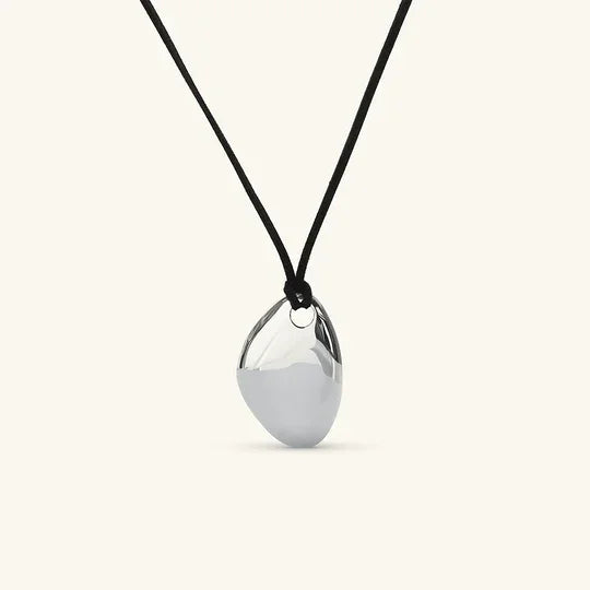 Dames Ketting met Pebble Hanger - Verguld Roestvrij Staal