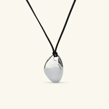 Dames Ketting met Pebble Hanger - Verguld Roestvrij Staal