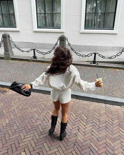 Dames Getailleerde Set – Geschikt voor Casual en Dagelijks Gebruik
