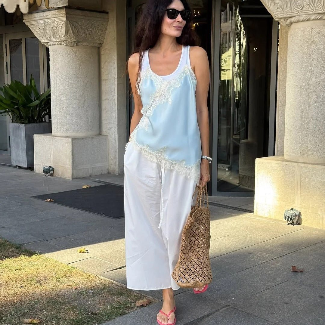 Dames Asymmetrische Top – Casual voor Lente en Zomer Gebruik