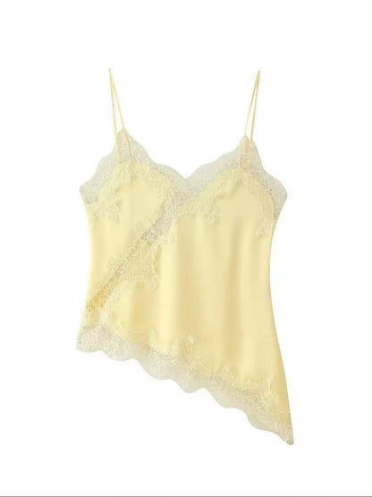 Dames Asymmetrische Top – Casual voor Lente en Zomer Gebruik