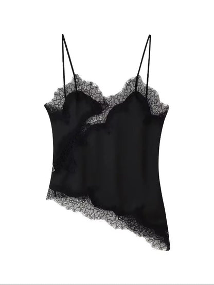 Dames Asymmetrische Top – Casual voor Lente en Zomer Gebruik