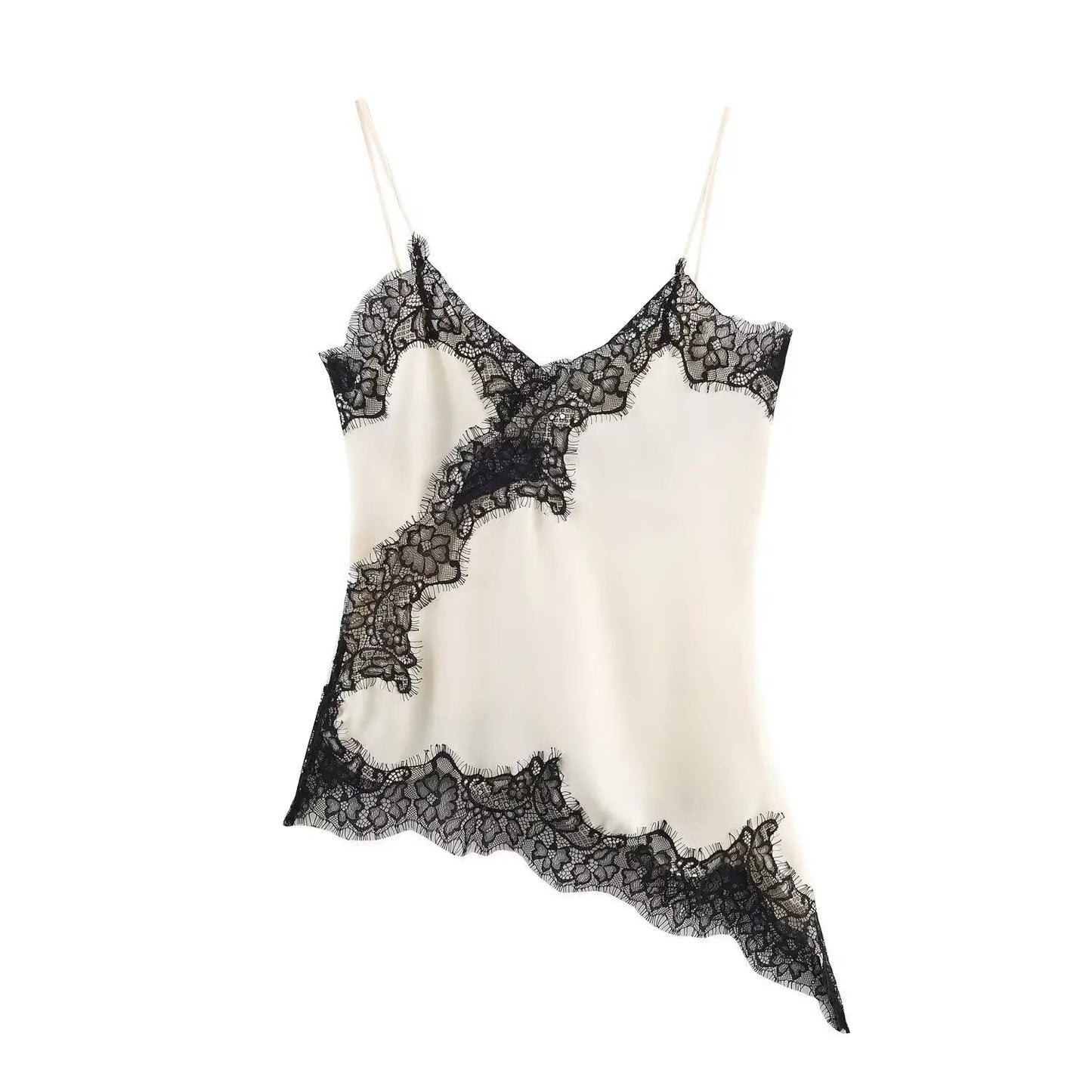 Dames Asymmetrische Top – Casual voor Lente en Zomer Gebruik