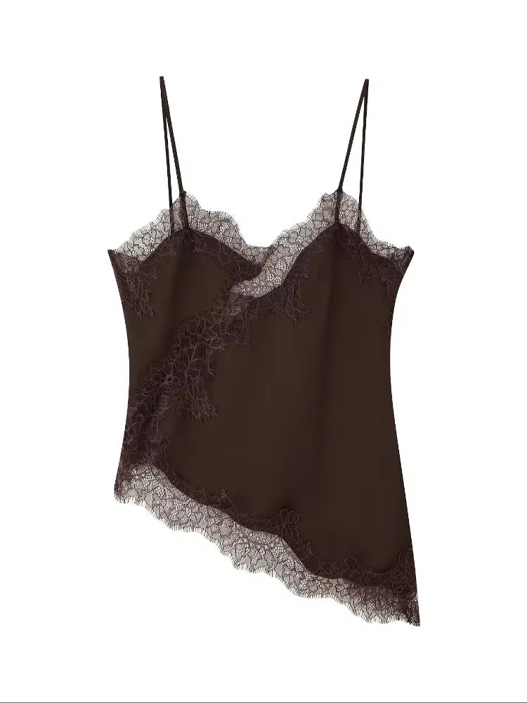 Dames Asymmetrische Top – Casual voor Lente en Zomer Gebruik