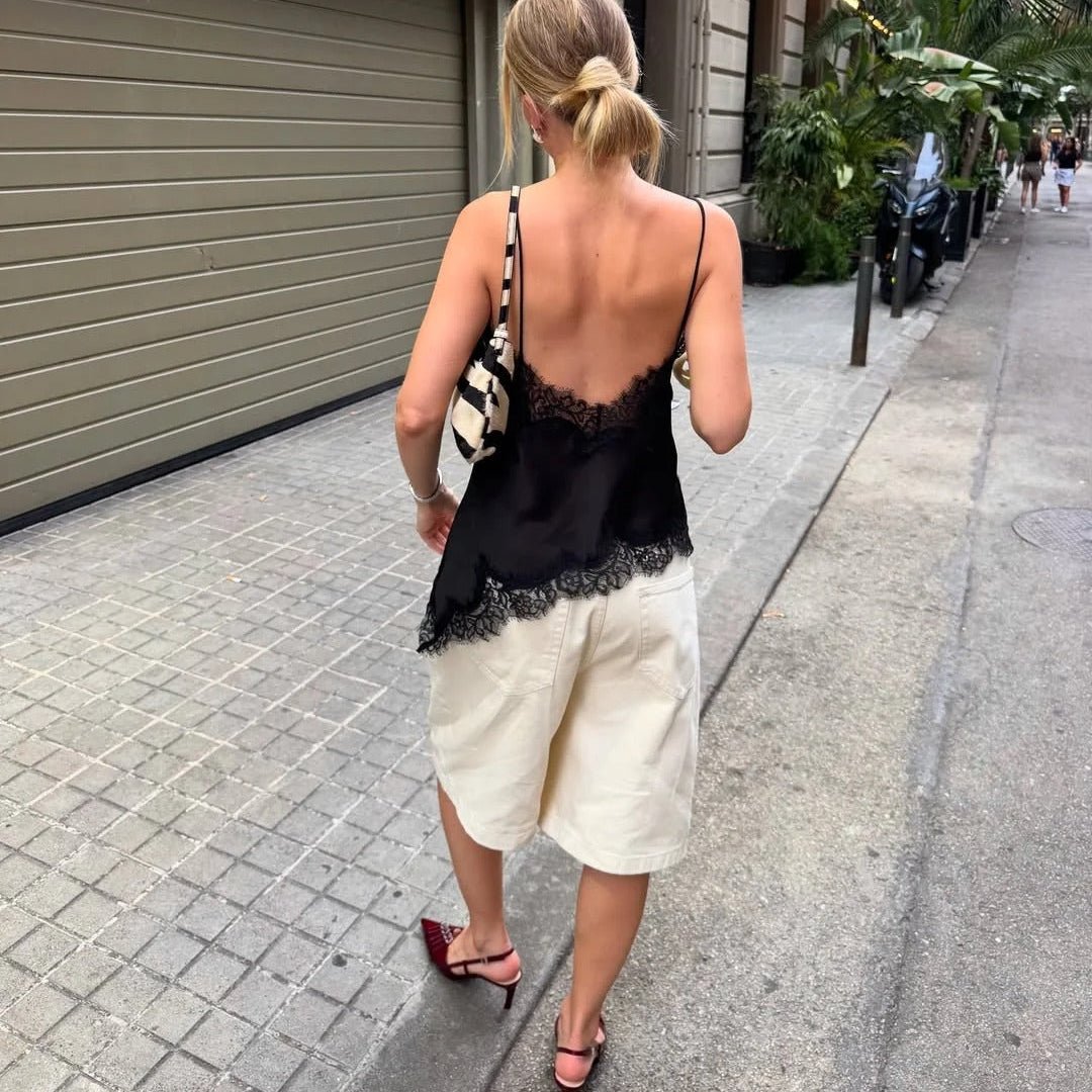 Dames Asymmetrische Top – Casual voor Lente en Zomer Gebruik