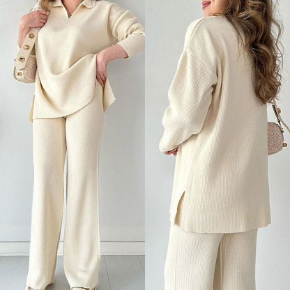 Giulietta - V-Hals Top en Wijde Broek