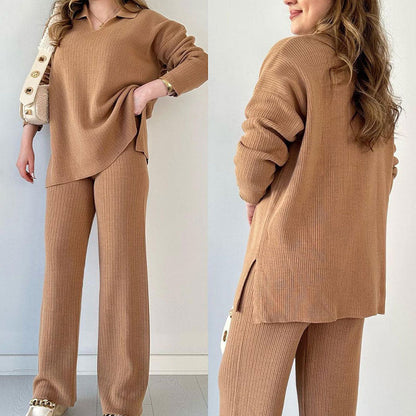 Giulietta - V-Hals Top en Wijde Broek