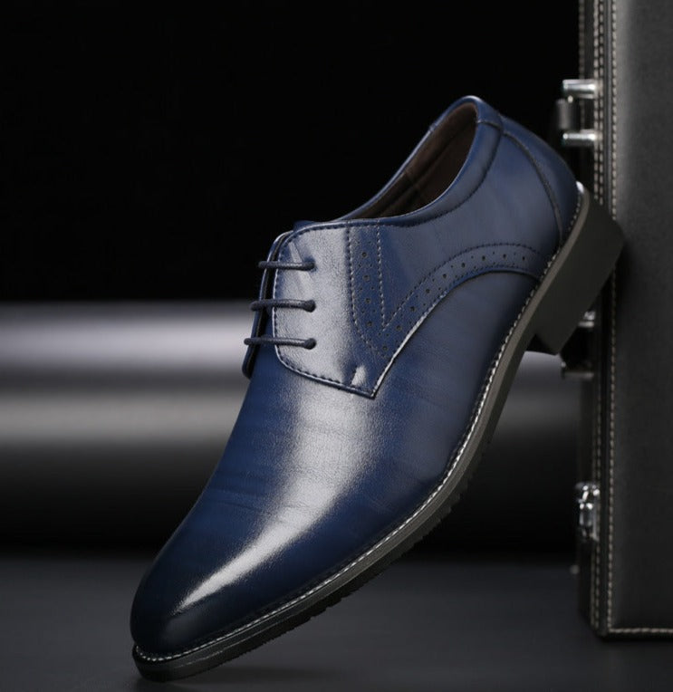 Heren Veterschoenen Leer - Klassieke Nette Schoenen