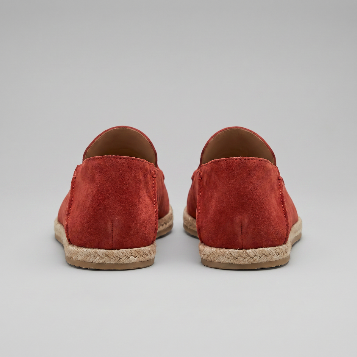 Heren Espadrille Loafers Suède met Juterand