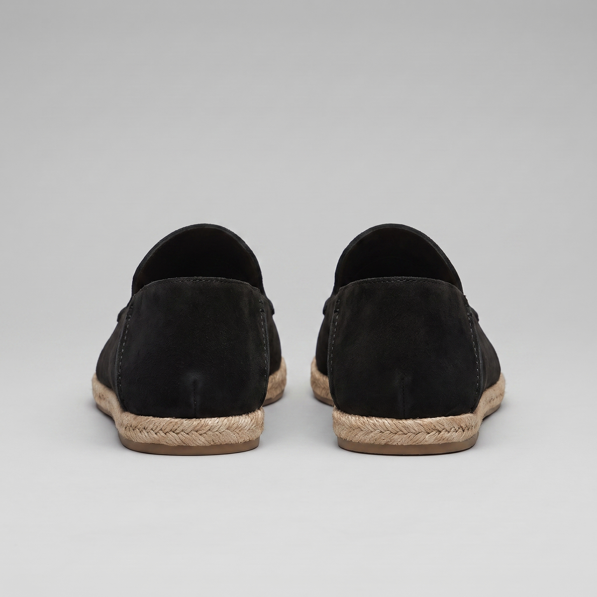 Heren Espadrille Loafers Suède met Juterand