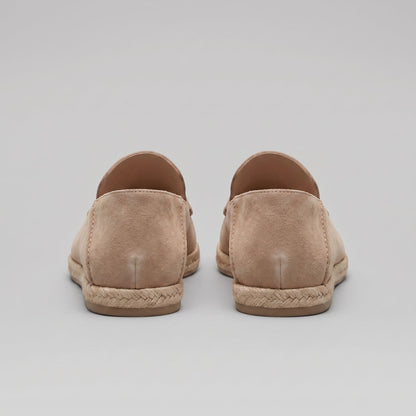 Heren Espadrille Loafers Suède met Juterand