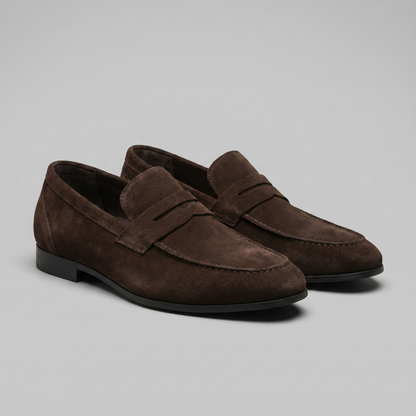 Heren Penny Loafers Suède Smart Casual Instappers