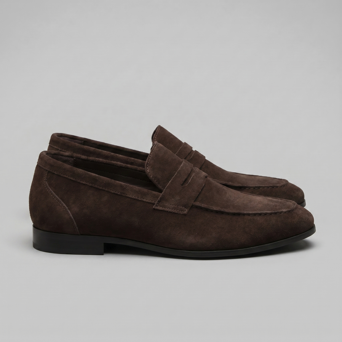Heren Penny Loafers Suède Smart Casual Instappers