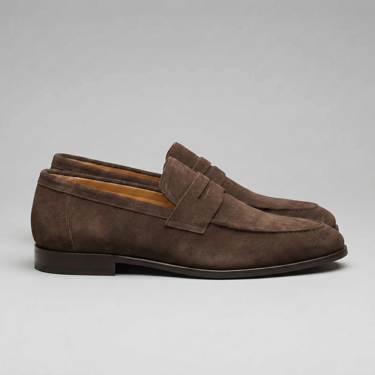 Heren Penny Loafers Suède Smart Casual Instappers