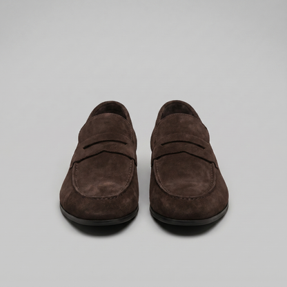 Heren Penny Loafers Suède Smart Casual Instappers