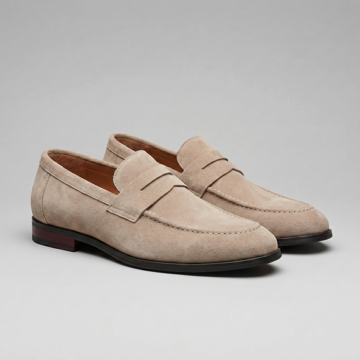 Heren Penny Loafers Suède Smart Casual Instappers