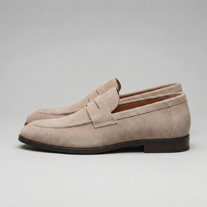 Heren Penny Loafers Suède Smart Casual Instappers
