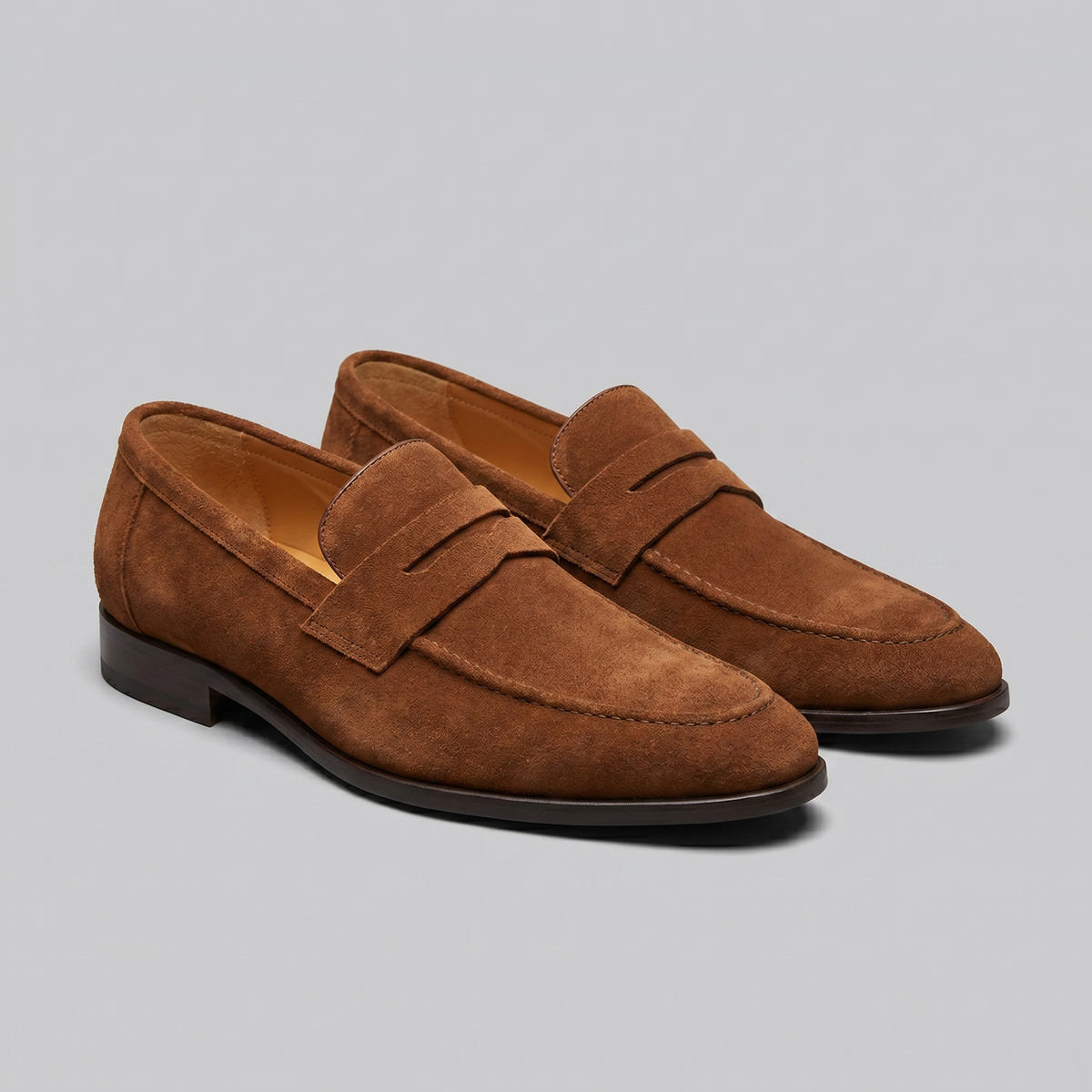 Heren Penny Loafers Suède Smart Casual Instappers