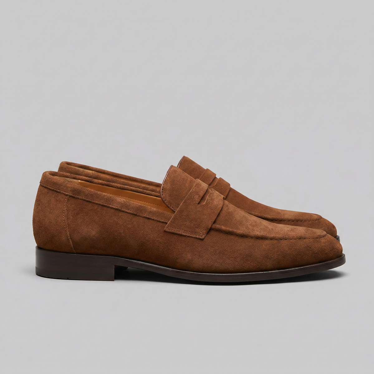 Heren Penny Loafers Suède Smart Casual Instappers