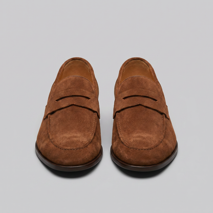 Heren Penny Loafers Suède Smart Casual Instappers
