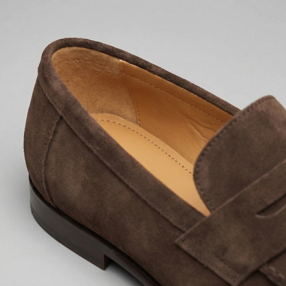 Heren Penny Loafers Suède Smart Casual Instappers