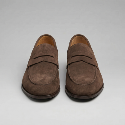 Heren Penny Loafers Suède Smart Casual Instappers