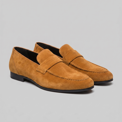Heren Penny Loafers Suède Smart Casual Instappers