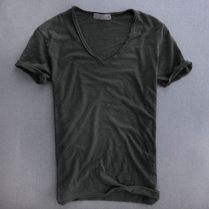 t-shirt heren basic in donkergrijs voor heren