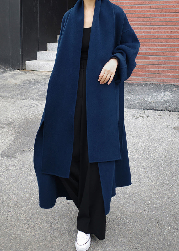 Dames Winterjas Wol Getailleerd Model