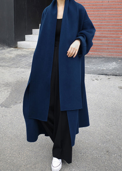Dames Winterjas Wol Getailleerd Model