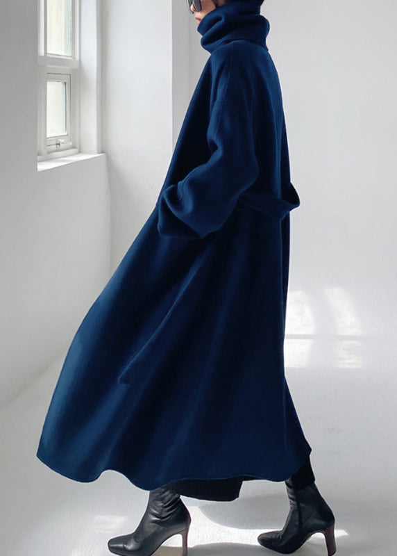 Dames Winterjas Wol Getailleerd Model