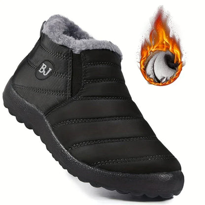 Tessa gevoerde snowboots in zwart met warmte-detail