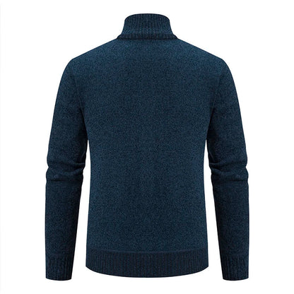 Heren Vest Gebreid met Voering – Zachte Cardigan Jas