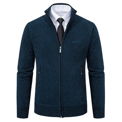 Heren Vest Gebreid met Voering – Zachte Cardigan Jas