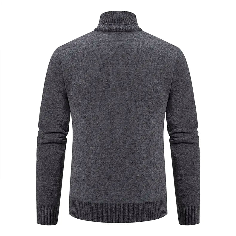 Heren Vest Gebreid met Voering – Zachte Cardigan Jas
