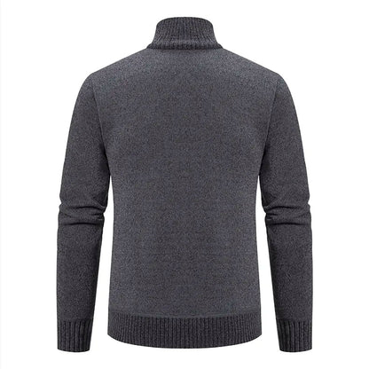 Heren Vest Gebreid met Voering – Zachte Cardigan Jas