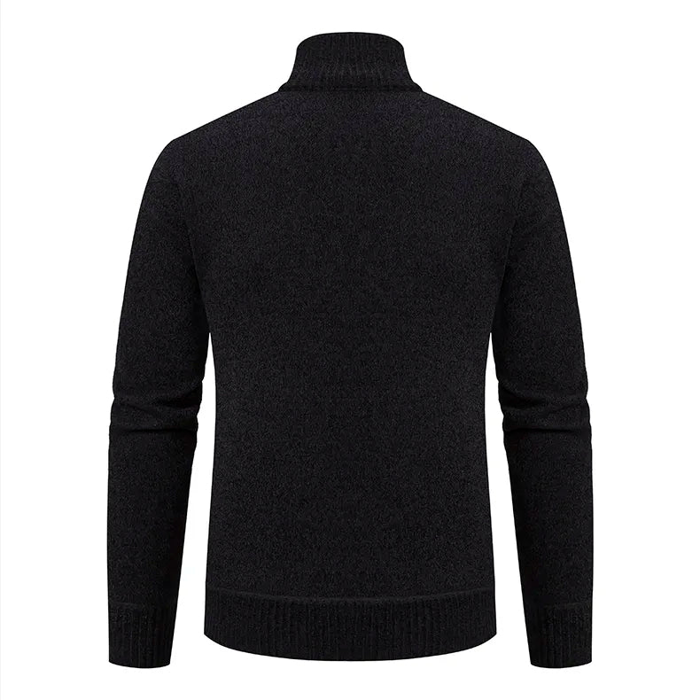 Heren Vest Gebreid met Voering – Zachte Cardigan Jas