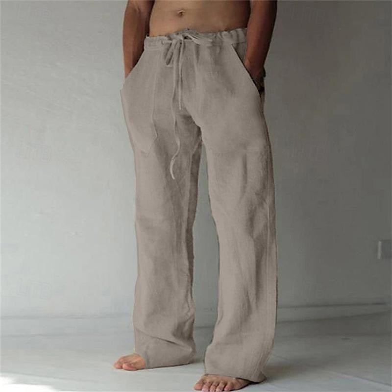 Heren Slim Fit Broek – Casual voor Dagelijks Gebruik, Met Elastische Taille
